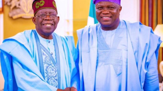 President Bola Ahmed Tinubu and Former Lagos State Governor, Akinwunmi Ambode