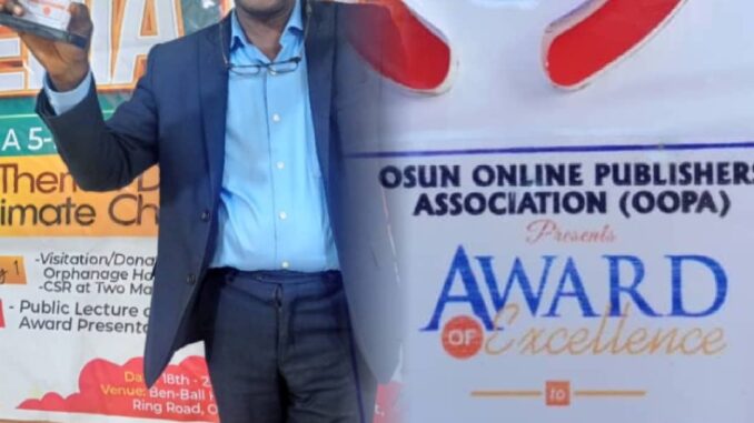 SOJ WORLDWIDE ONLINE NEWS Wins Award of Excellence