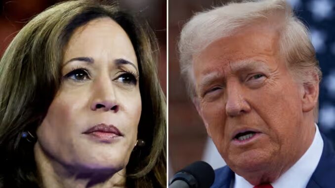 Kamala Harris and Donald Trump