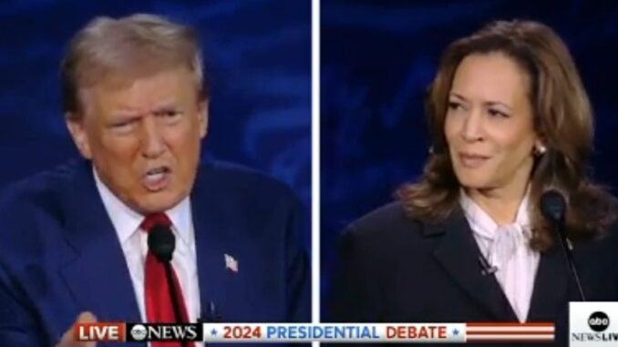 United States Former President Donald Trump and Vice-President Kamala Harris